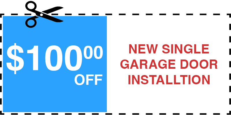 100 off garage door repair