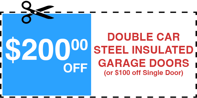 200 off garage door repair