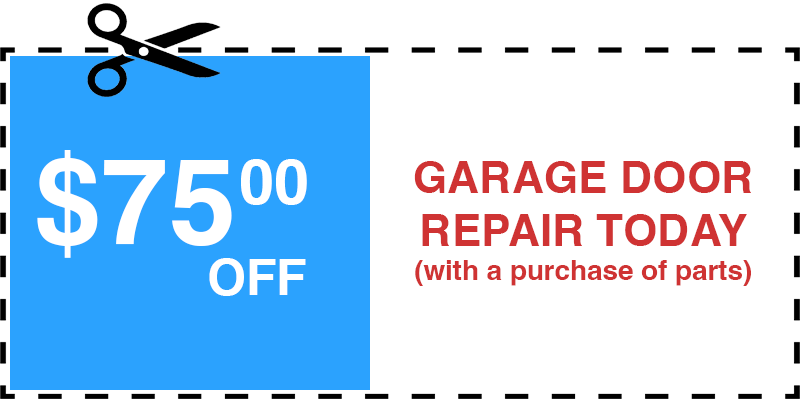 75 off garage door repair