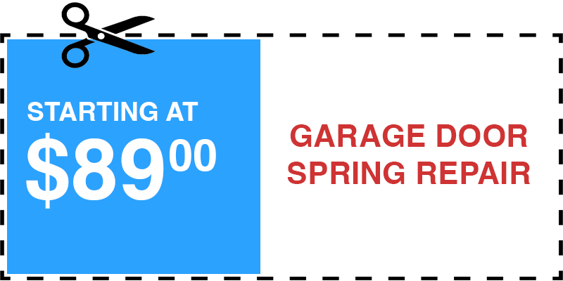 89 garage door SPRING repair